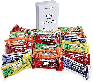 Freccia Rossa Market Millennium Energy Bars Assorted Flavors 18- Pack Including Emergency Guide