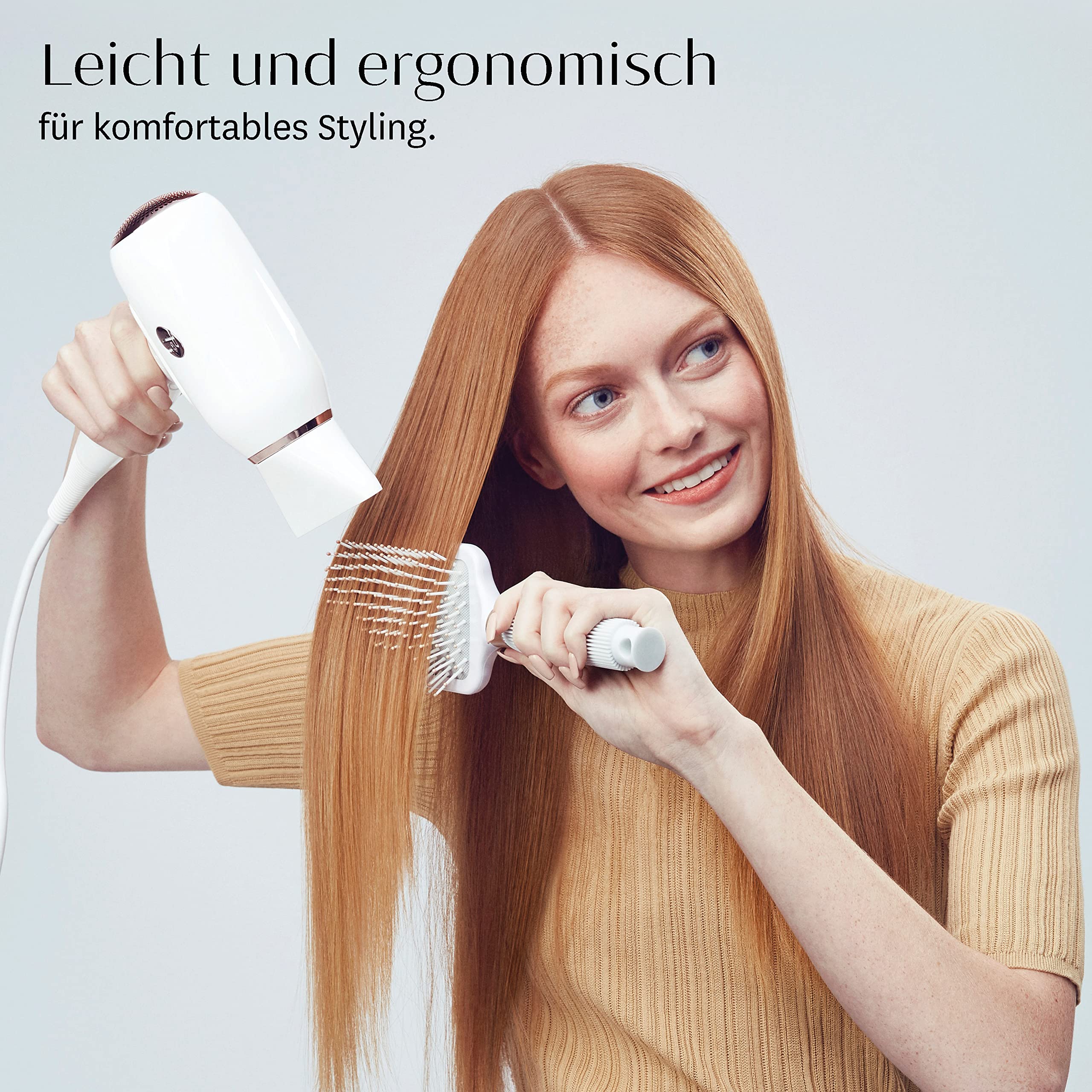 T3 Fit Kompakter professioneller Haartrockner mit Ionentechnologie, schnell trocknend, leicht und ergonomisch, glättet Frizz, mehrere Temperatur- und Geschwindigkeitskombinationen