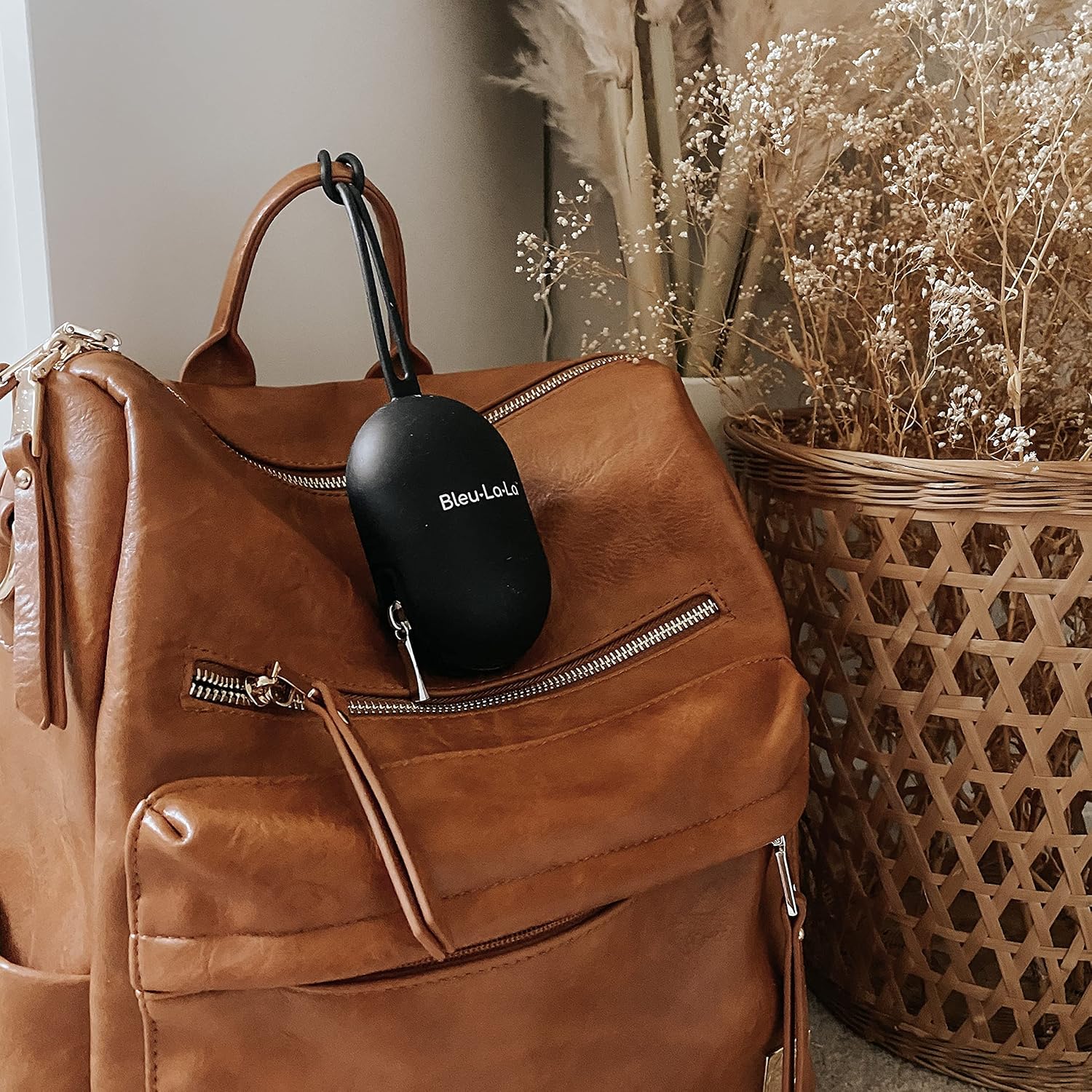 Bleu La La Pacifier Holder Case - Soft Silicone Pacifier, Clip, and Accessory Pouch with Zipper : Baby