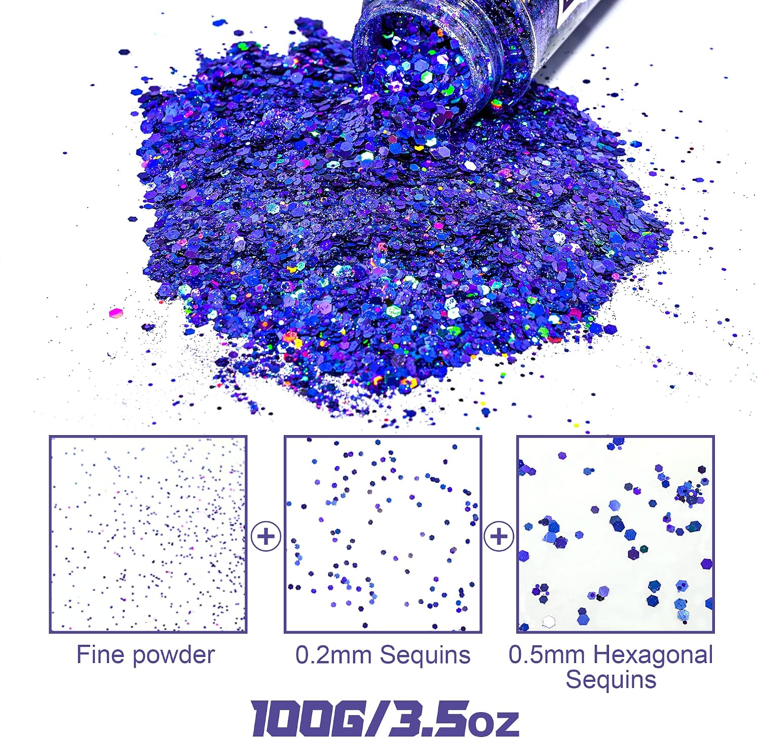HEMOER Blue Glitter - Image 5