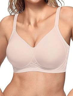 Womens Seamless Bras Wireless No Underwire Push Up Bra Full Coverage Racerback Supportive Everyday Bralettes