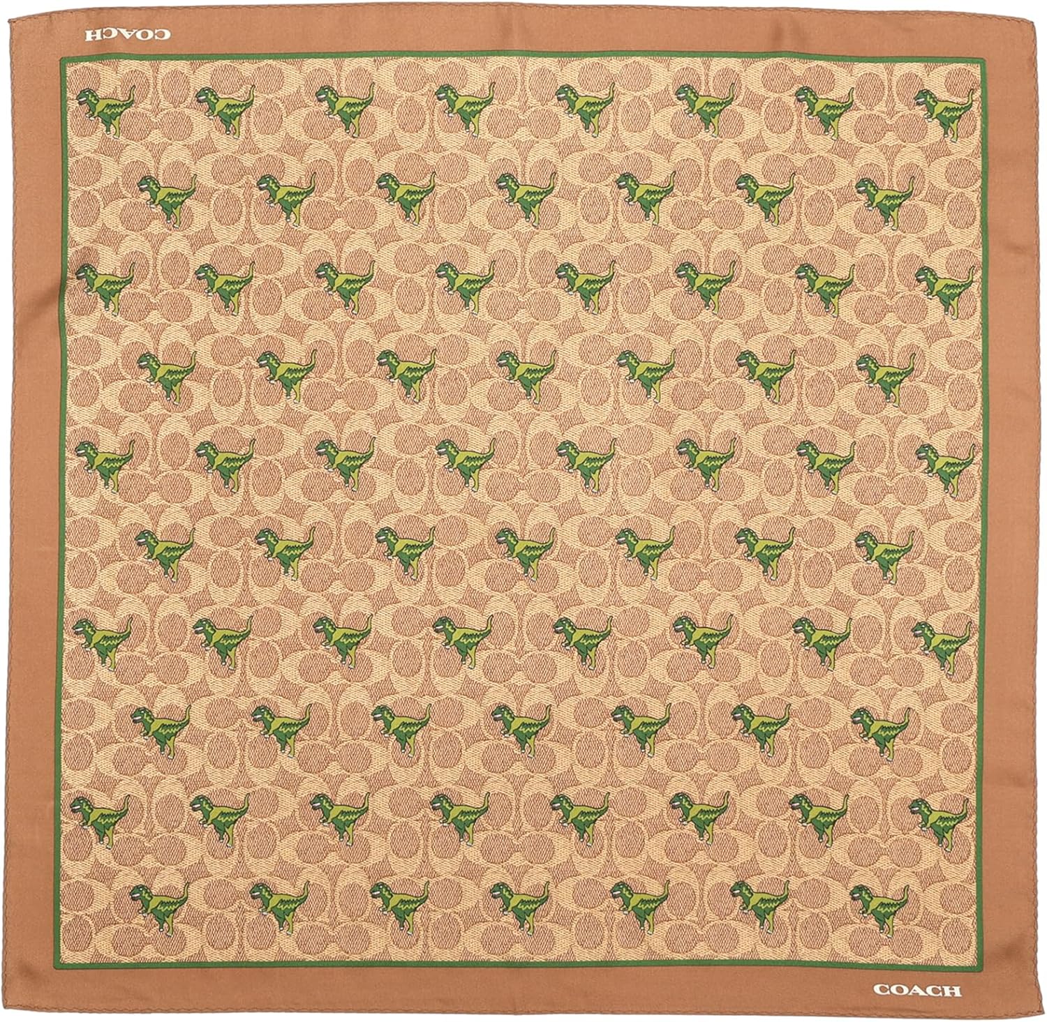 COACH PRINTED REXY SILK BANDANA