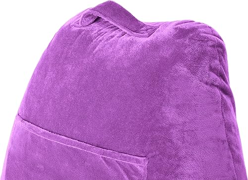 Miniatura 8 de Husband Pillow Funda de almohada original estándar + solo color morado claro, repuesto lavadoextraíble, funda de almohada de microfelpa suave para