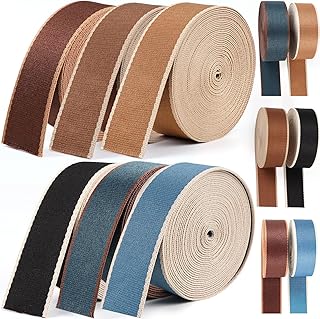 웨빙 3.8cm(1.5인치)에서 6롤 폴리에스터 면 스트라이프 웨빙 3.8cm(1 1/2인치) 스트랩 지갑 백팩 스트랩용 - 3.8cm(1.5인치) 나일론 웨빙, 가방 벨트 백팩 수하물, 18야드