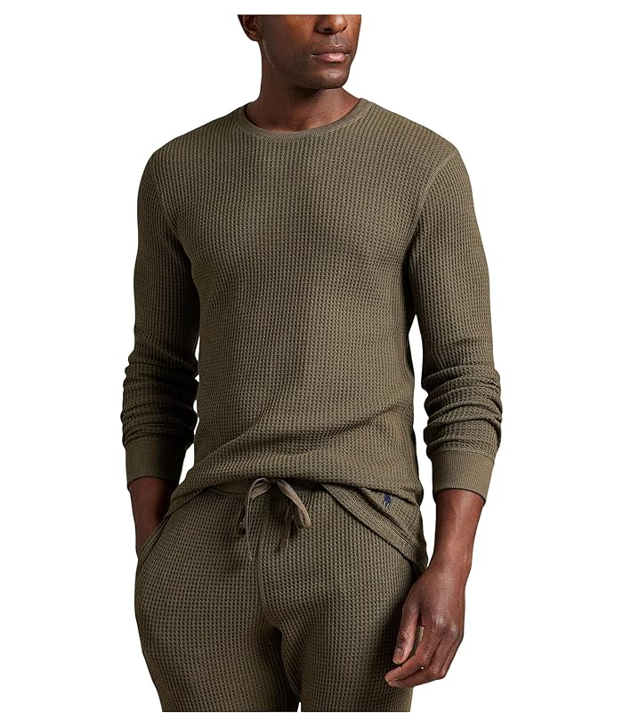 Men's Polo Ralph Lauren Thermal Long Sleeve Crew Hanging | Zappos.com