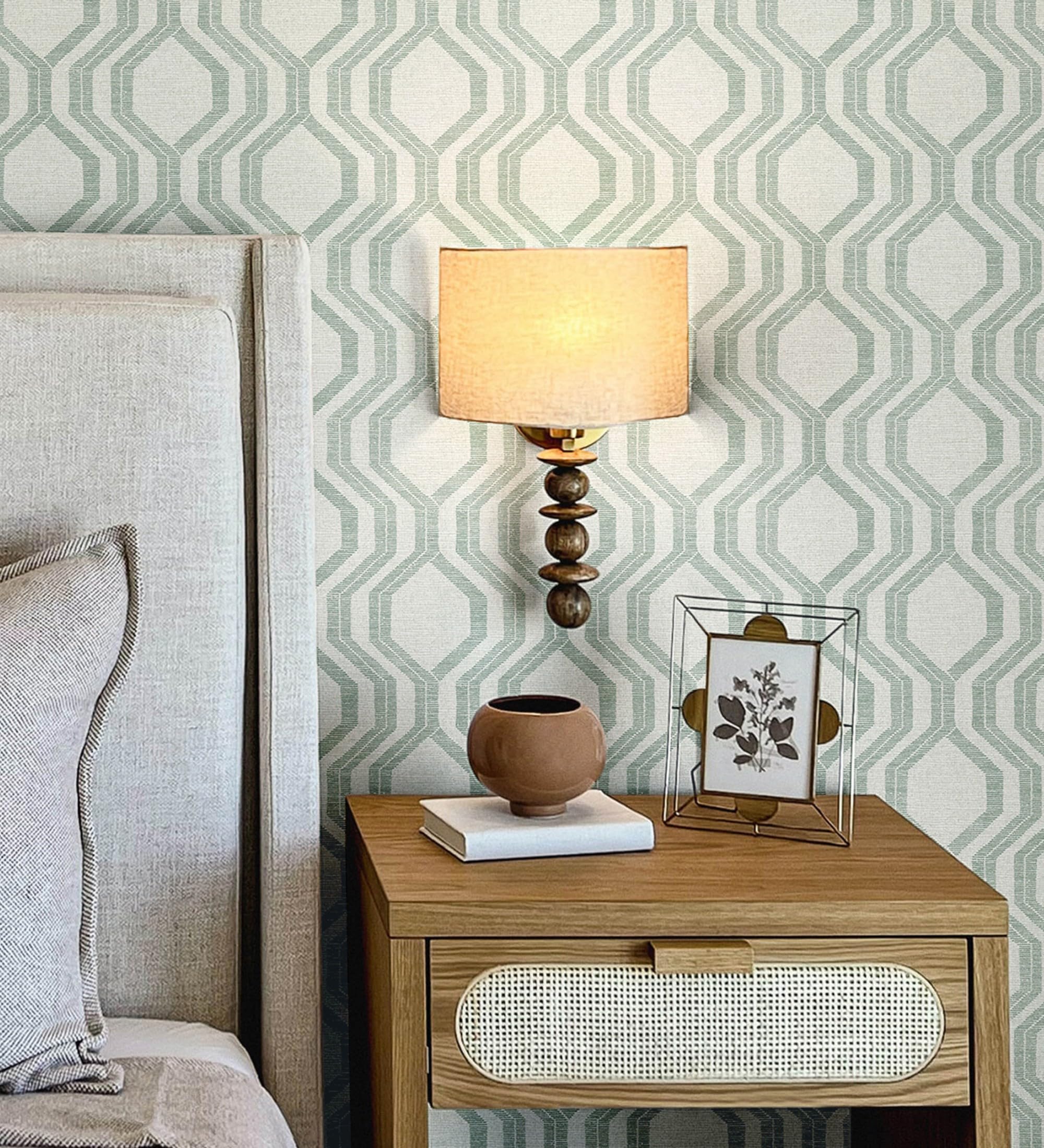 Papier peint vert texture GAULAN creez une ambiance nature dans votre salon