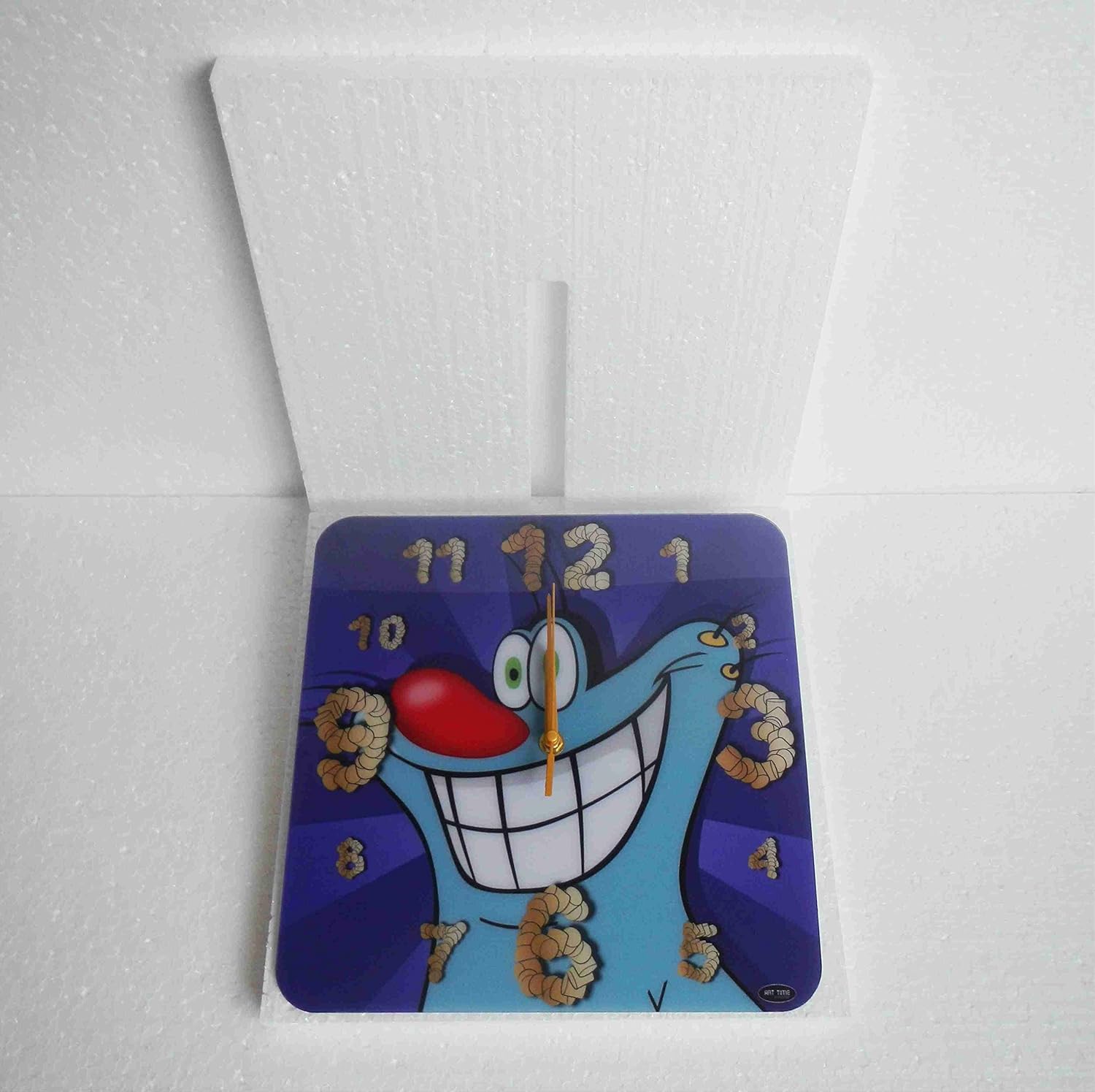 Amazon Co Jp Oggy And The Cockroaches 11 壁時計 オギー コックローチ あなたの友人のための最高の贈り物 あなたの家のためのオリジナルデザイン ホーム キッチン