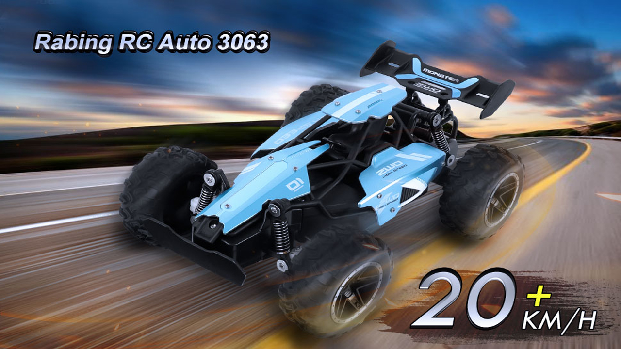 Rabing Ferngesteuertes Auto, 2.4 Ghz 2WD Haushaltsfahrzeug Radio RC Auto Offroad, 1/18 RC Car Schwerkraft Fernbedienung… – Bild 8