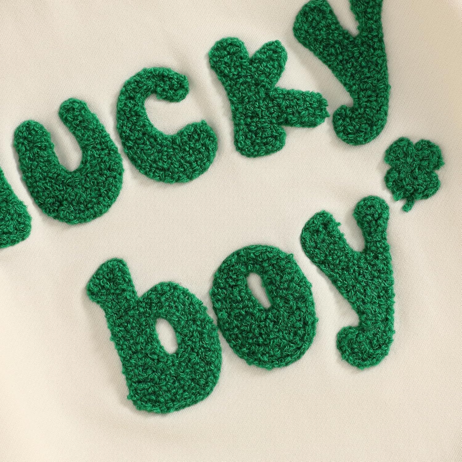 Toddler Baby Boy St Patricks Day Outfit Clover Letter Embroidery Sweatshirt Long Sleeve Shirts Pullover Tops - Image 6