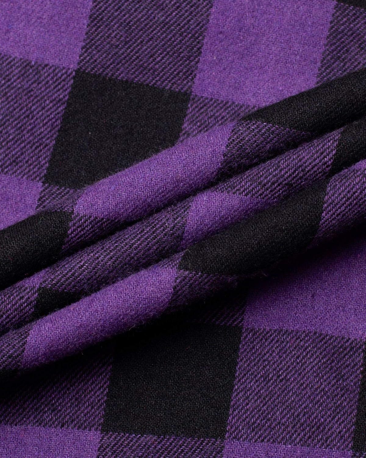 Alimens & Gentle Mens Heavyweight Flannel Plaid Pajama Pants 100% Cotton Sleep Lounge Pant - Image 6