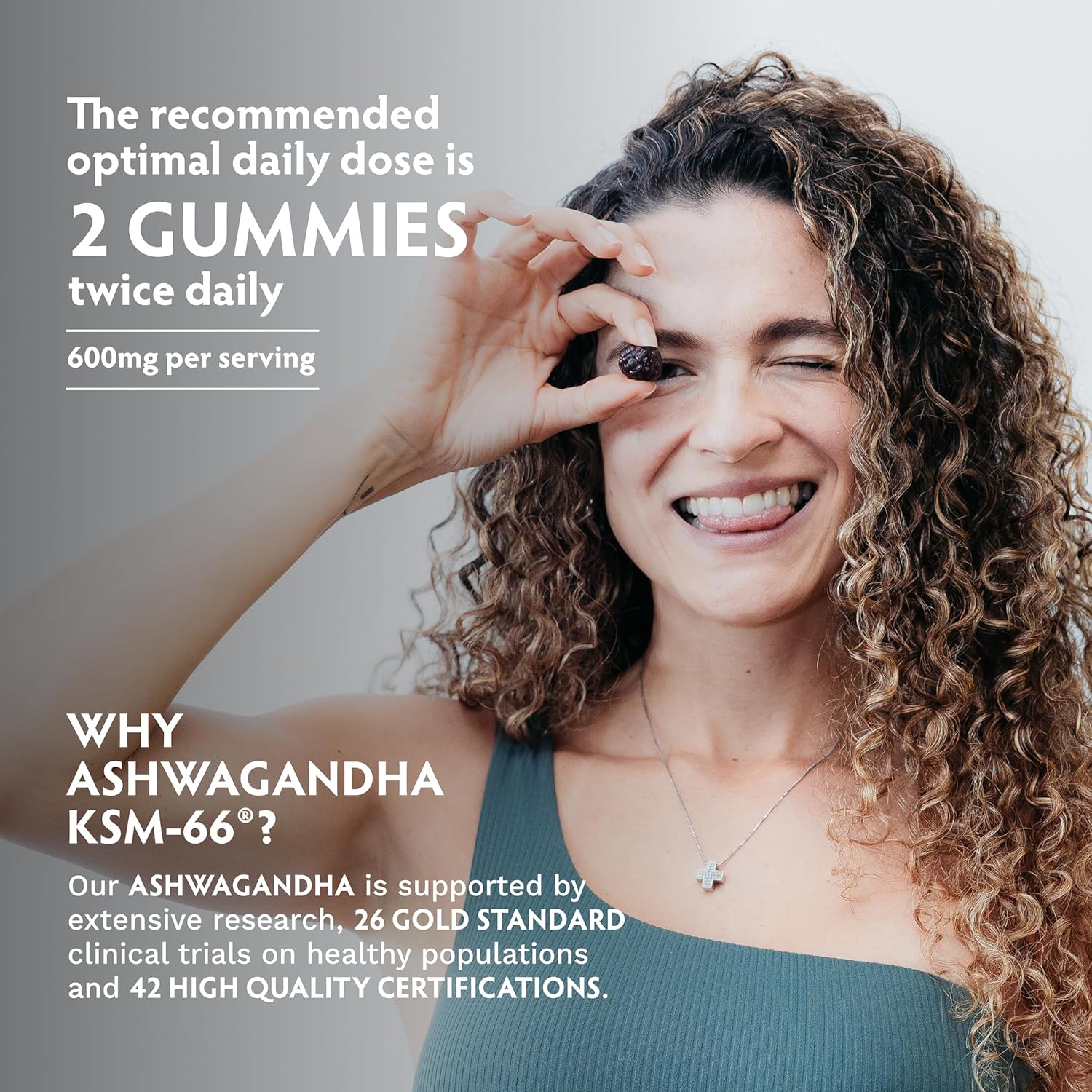 Ashwagandha KSM-66 Gummies for Adults - Pure Organic Root Extract Ayurvedic Supplement Gummy for Men & Women, Focus Mood Support Increase Energy Strength 600mg of Natural KSM66 for Superior Absorption