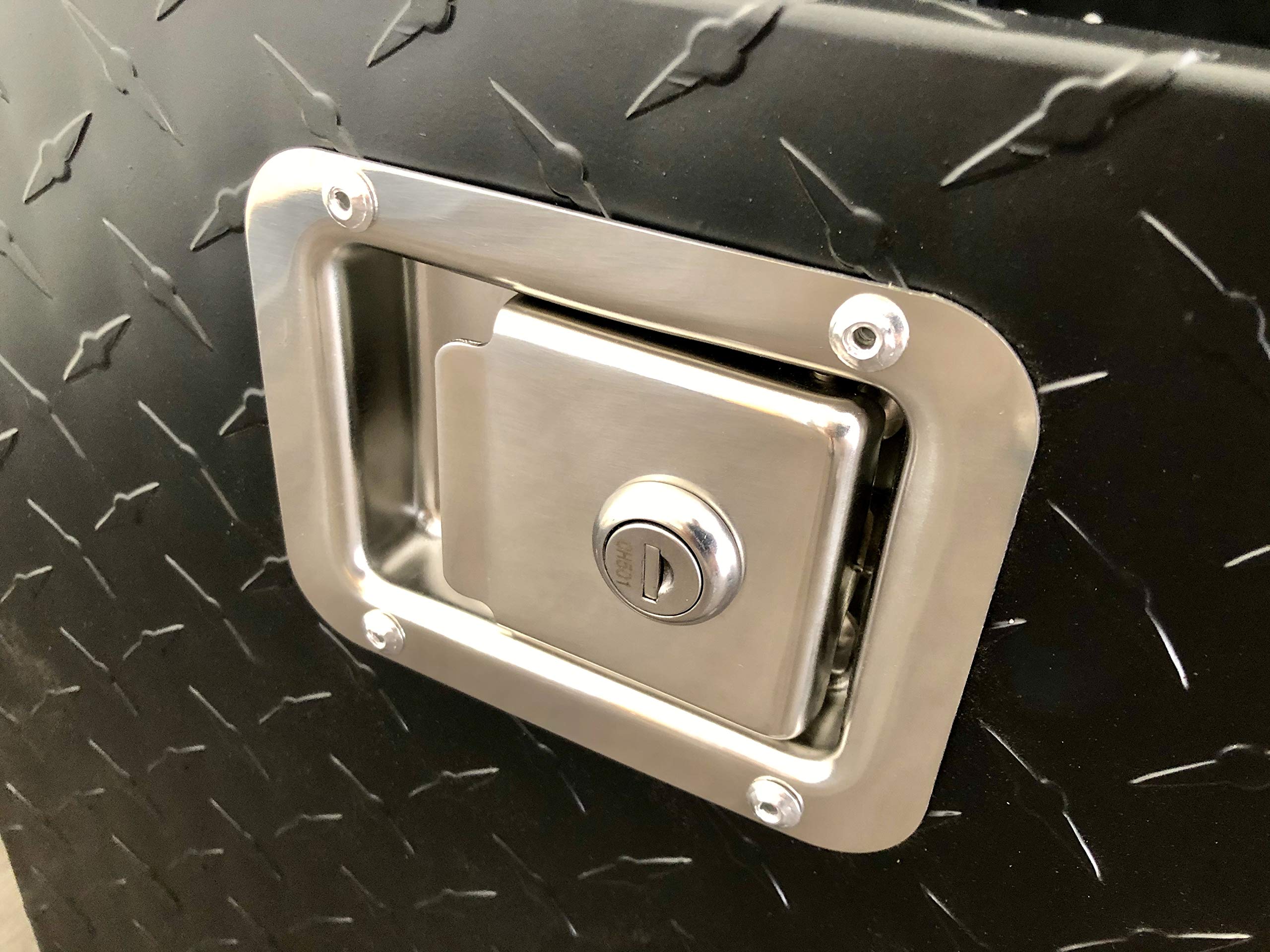 MAXXHAUL 50218 - Caja de lengüeta de Aluminio para Remolque con Marco en A