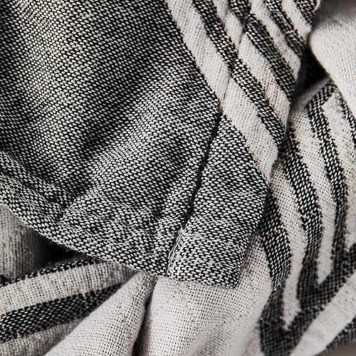 Miniatura 4 de MEJU Bright Flower - Manta de muselina amarilla y azul para todas las estaciones, para cama, sofá, sofá, 100% algodón peinado, 4 capas, suave,