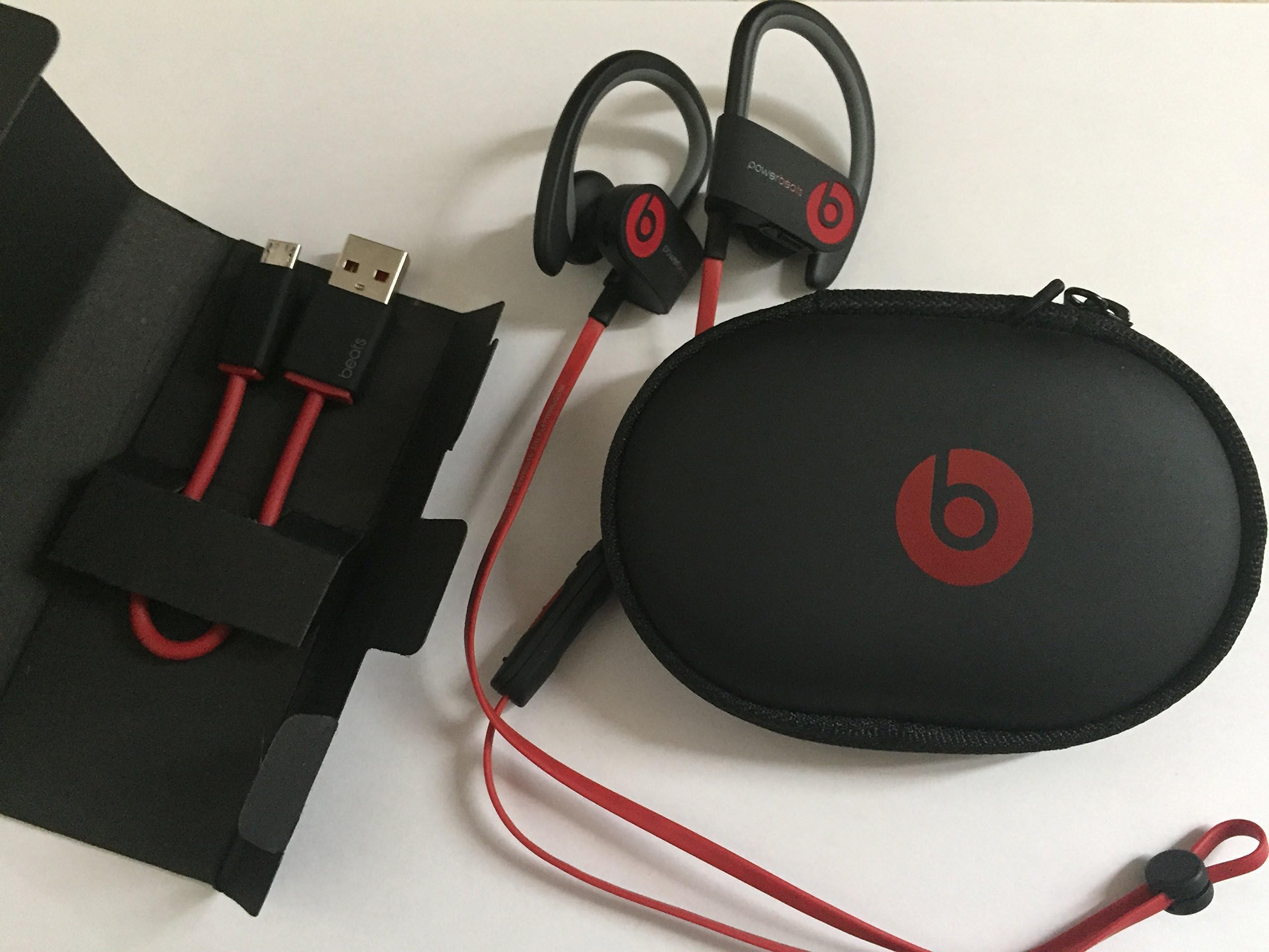 Powerbeats 2 Headphones Wireless Bluetooth In-Ear Headset - Black