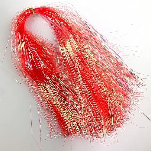 Vista 19 de Heyiwell Carámbanos de oropel de 2000 hebras para árbol de Navidad, Navidad, fiesta de cumpleaños, decoración de boda de 18 pulgadas, plata Plata