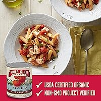 Vista 3 de Muir Glen Organic Diced Fire Roasted Canned Tomatoes, 28 oz.