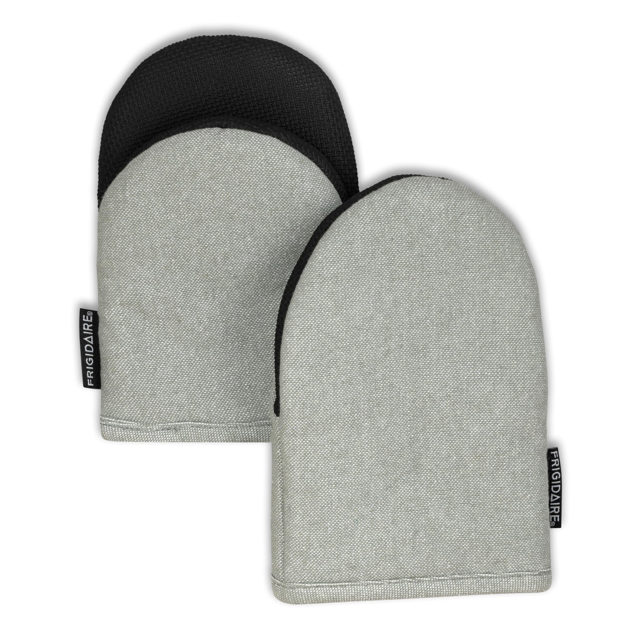 Gants de cuisine en néoprène Sasha antiglisse et anti-chaleur gris