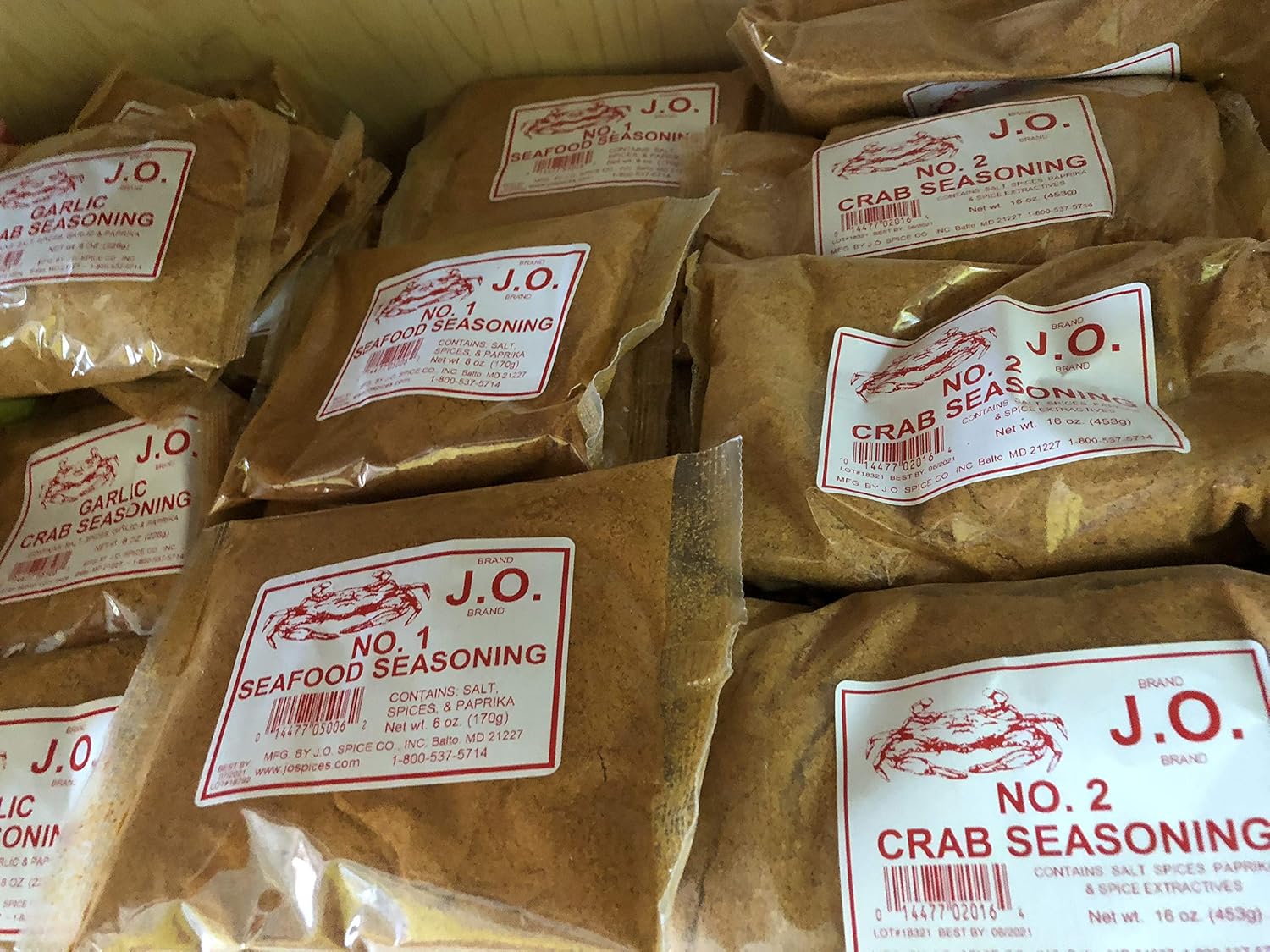 JO #1 Seafood Seasoning JO Maryland 6 oz USA