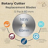 Vista 4 de Madam Sew Paquete de cuchillas y cuchillas rotativas de 2.362 in.