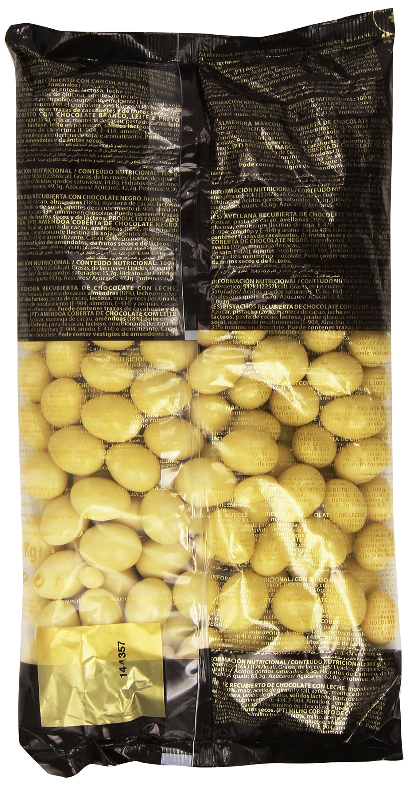 Lacasa - Divinos - Almendras con chocolate blanco - 1 kg