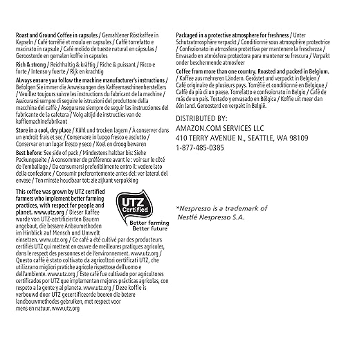 Miniatura 2 de Marca Tienda - Cápsulas Solimo Ristretto de 50 unidades compatible con cafeteras originales Nespresso