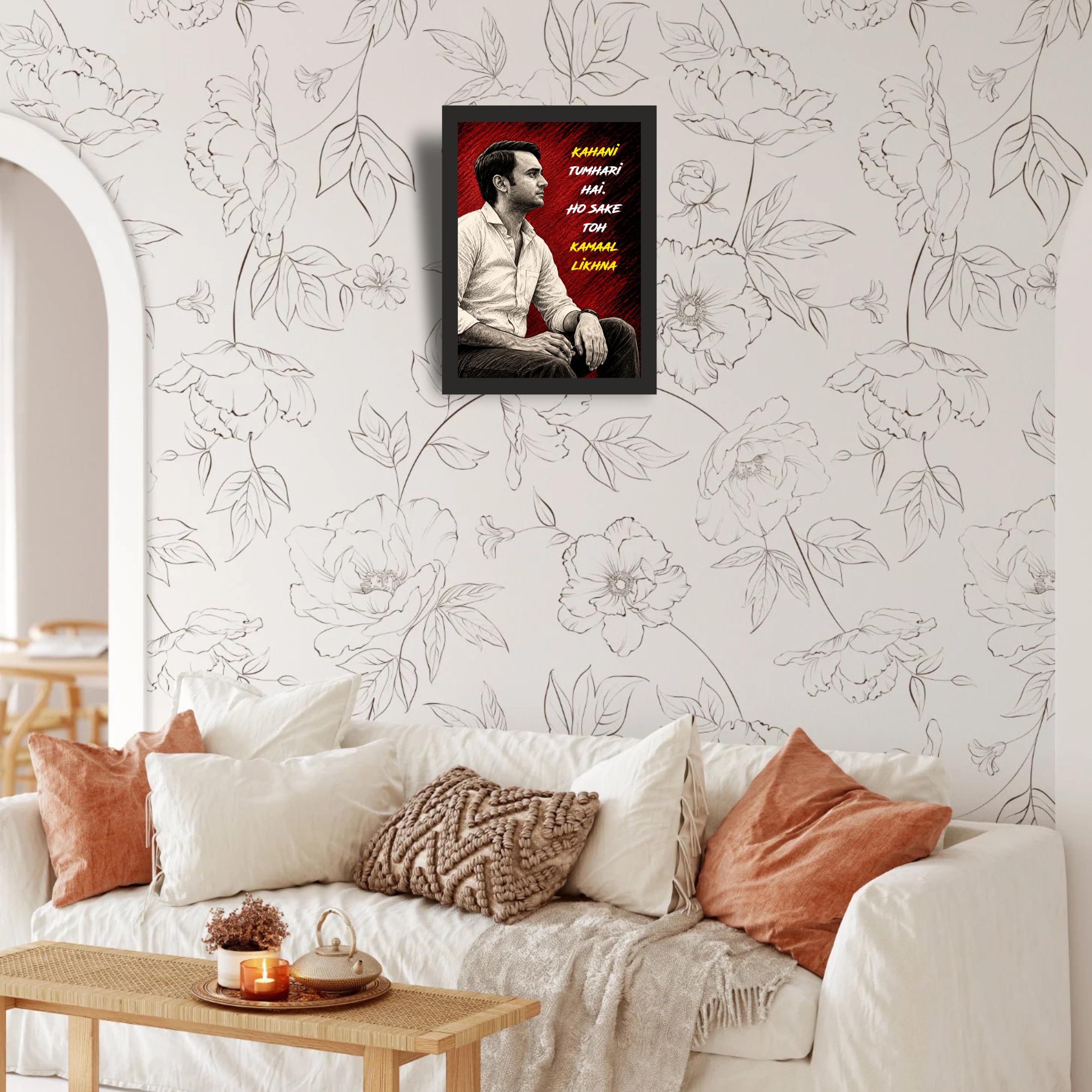 Sapne vs Everyone Kahani Tumhari Hai Photo Frame A4 Black