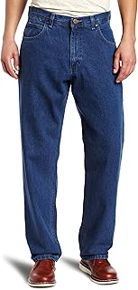 Key Apparel Men's Enzyme Washed Denim 5-Pocket Jean