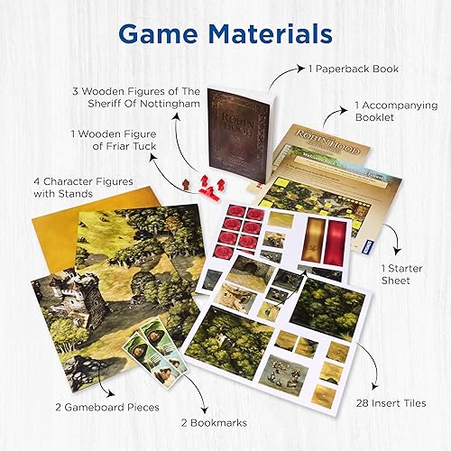 Miniatura 5 de Las aventuras de Robin Hood Friar Tuck in Danger  Juego de narración  Expansión  Juego de mesa de fantasía  2 a 4 jugadores  A partir de 10 años