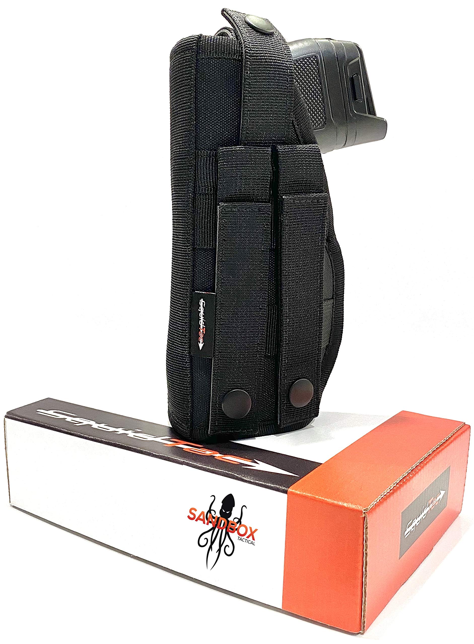 Molle Taser Holster | FITS X26P/X26 / Taser 7/ Taser Pulse / X2 | for Police Military Security | Level 2 Retention |(Taser Not Included/Holster Only)