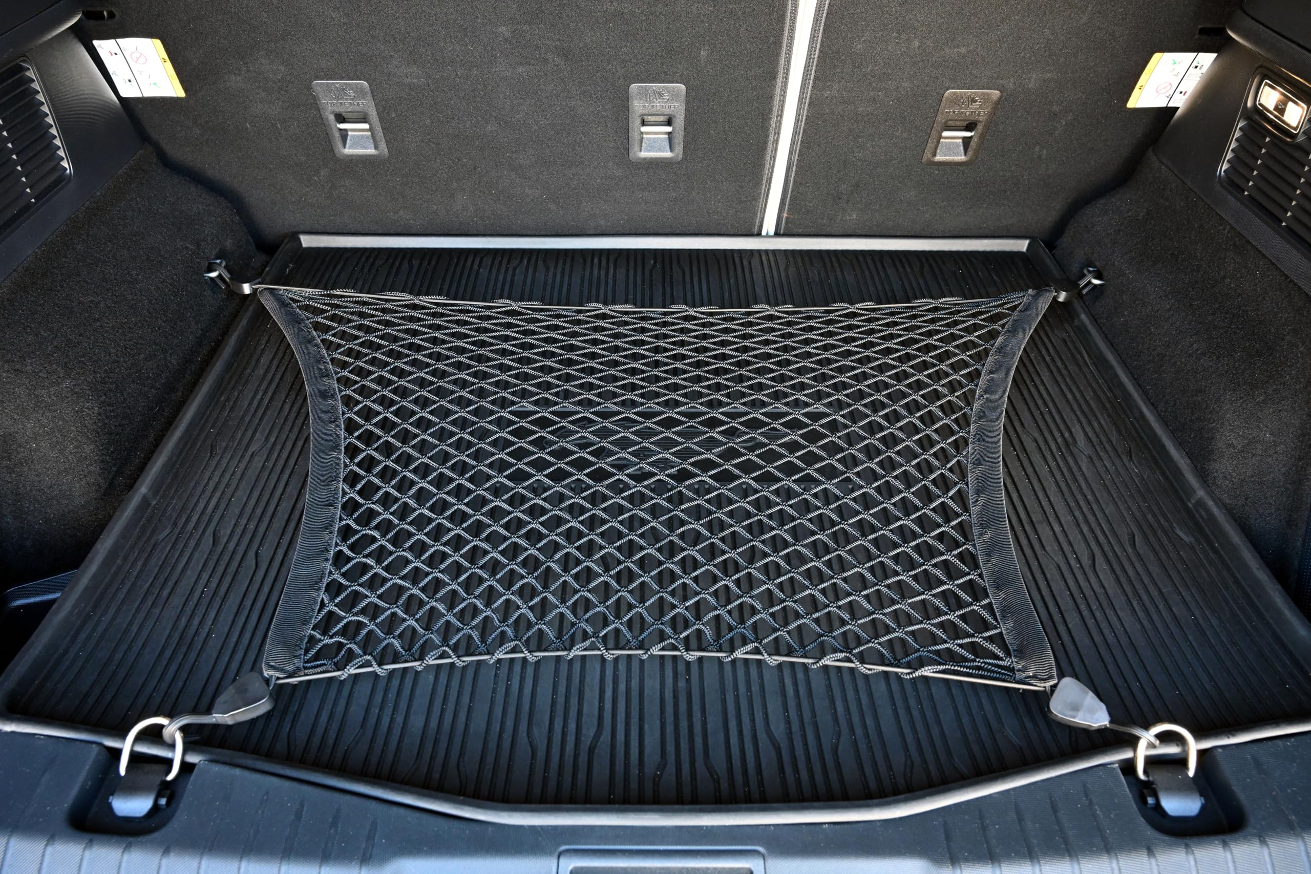 New Unversal Envelope Style Trunk Cargo Net Storage Organzer Bag Hook