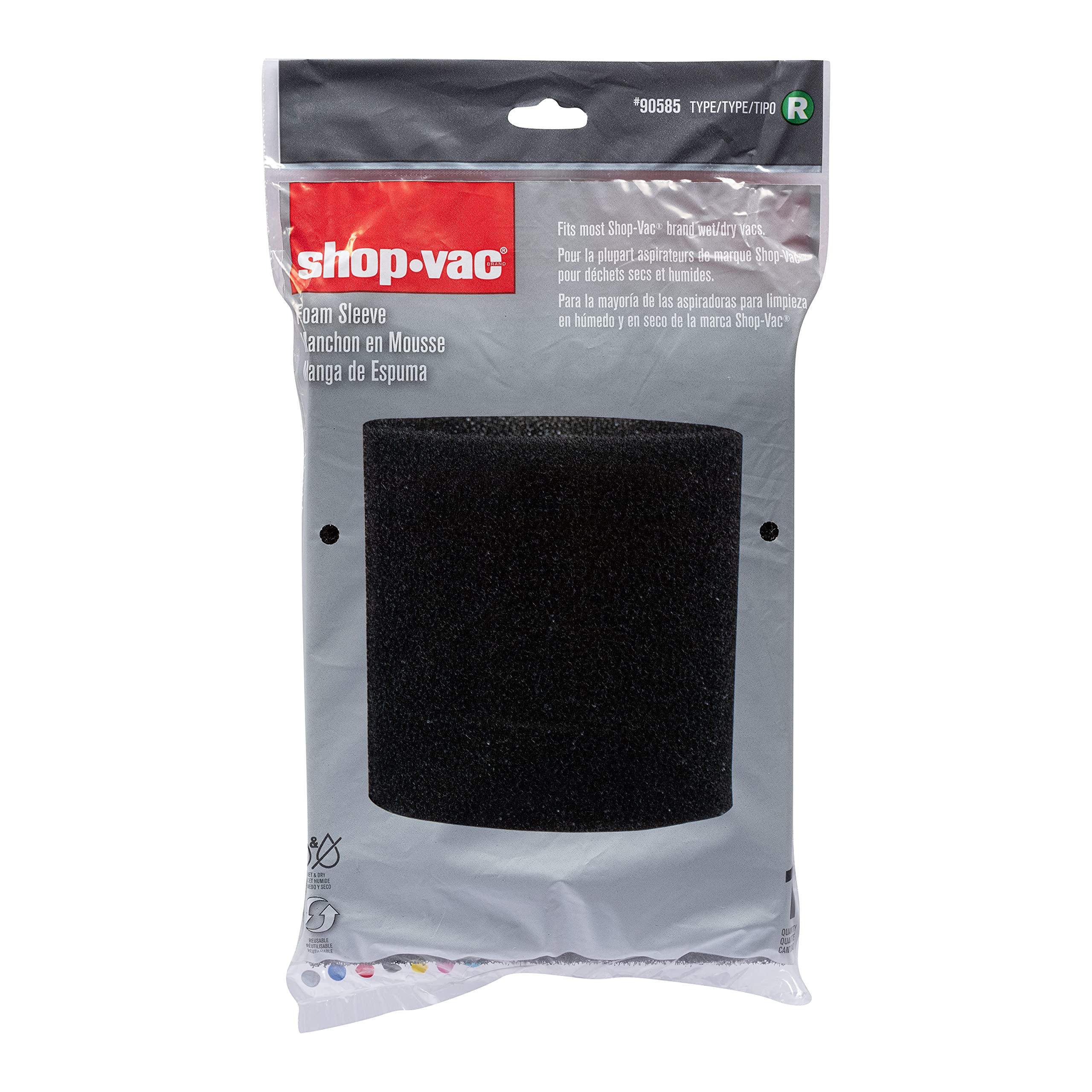 Shop-Vac Foam Filter Sleeves - Improve Wet Vacuum Performance -2 Shop-Vac Foam Filter Sleeves - Improve Wet Vacuum Performance -2