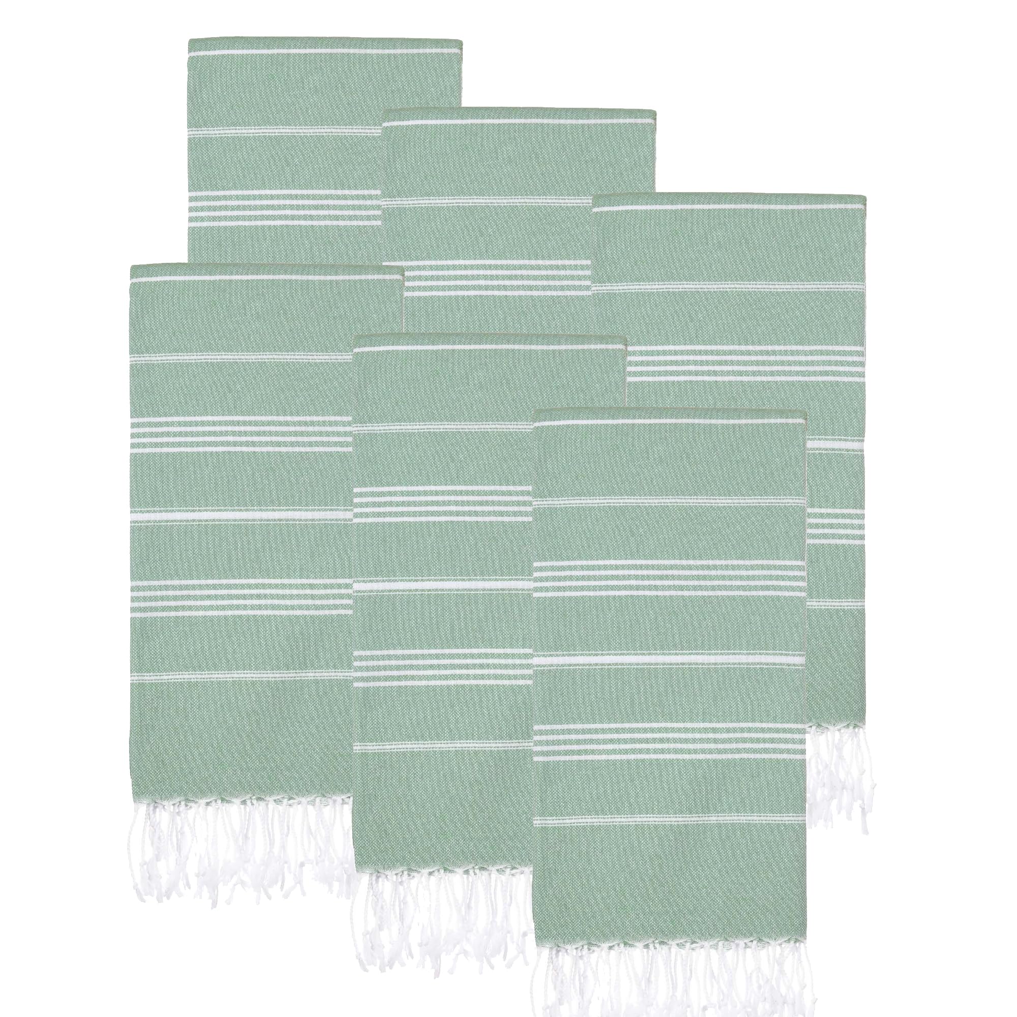 PADISHAHHOME Turkish Beach Towels, Bulk Case of 24 | Oversized, Quick Dry, Sand Free | 100% Cotton, Large 38x71 Towels for Beach, Pool, Travel |