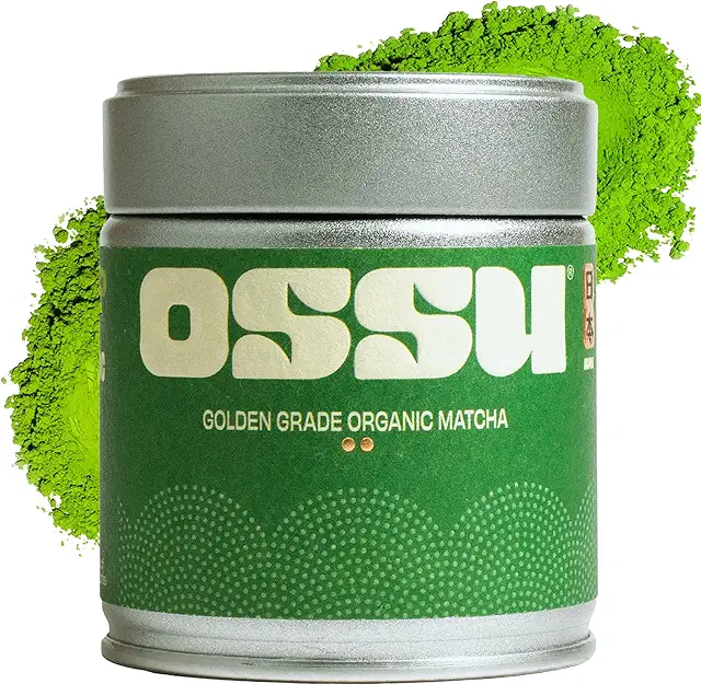 OSSU Organic Ceremonial Matcha Powder - Golden Grade from Uji, Kyoto