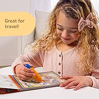 Vista 6 de Melissa & Doug On The Go Water Wow! Almohadilla de actividades reutilizable para revelar el agua - Safari - Certificado FSC