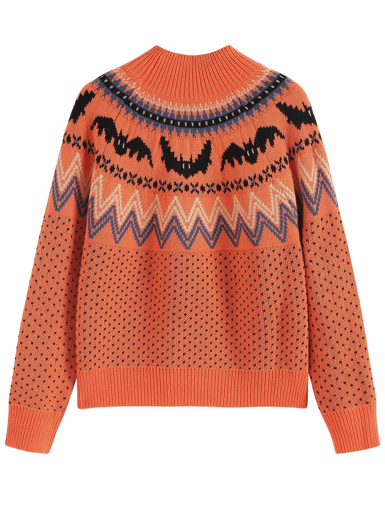 ZAFUL Women's Cropped Turtleneck Sweater Lantern Sleeve Ribbed Knit Pullover Sweater Jumper