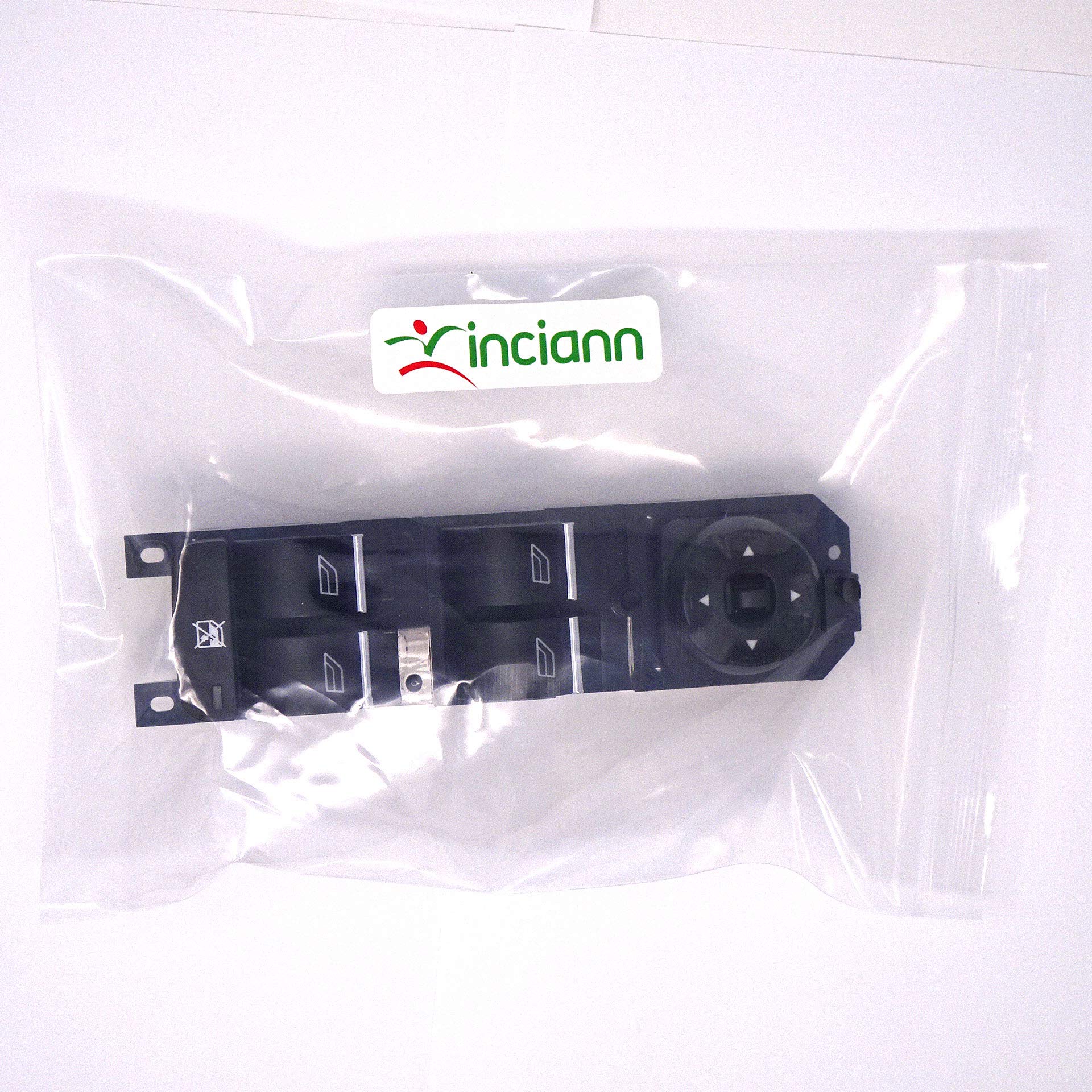 Pulsantiera Alzacristalli Lato Guida Per Renault - 7 PIN - Compatibile Con Clio, Captur, Trafic, Zoe - Codice OEM 254118722R