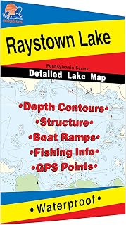 Raystown Lake Fishing Map