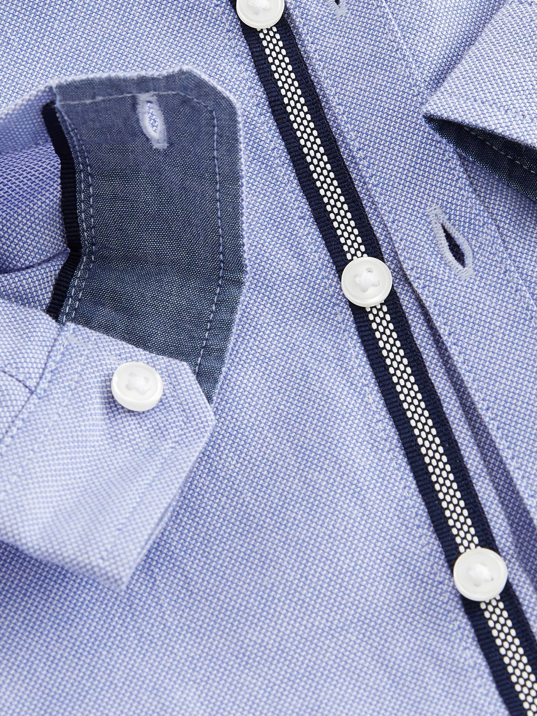 NEXT Ragazzo Camicia Oxford a Maniche Lunghe Blue Character 18 Mesi-24 Mesi