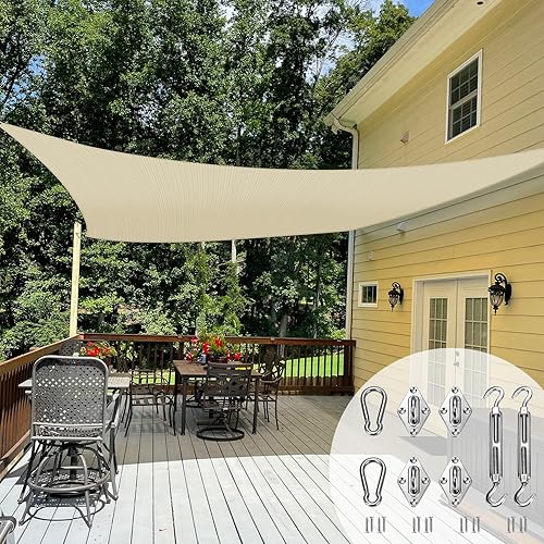 TANG Sun Shades Depot - Toldo parasol rectangular de 14 x 16 pies, bloqueo U* V para patio, jardĂn, escuela, parque, instalaciones y actividades al TANG Sun Shades Depot - Toldo parasol rectangular de 14 x 16 pies, bloqueo U* V para patio, jardĂn, escuela, parque, instalaciones y actividades al