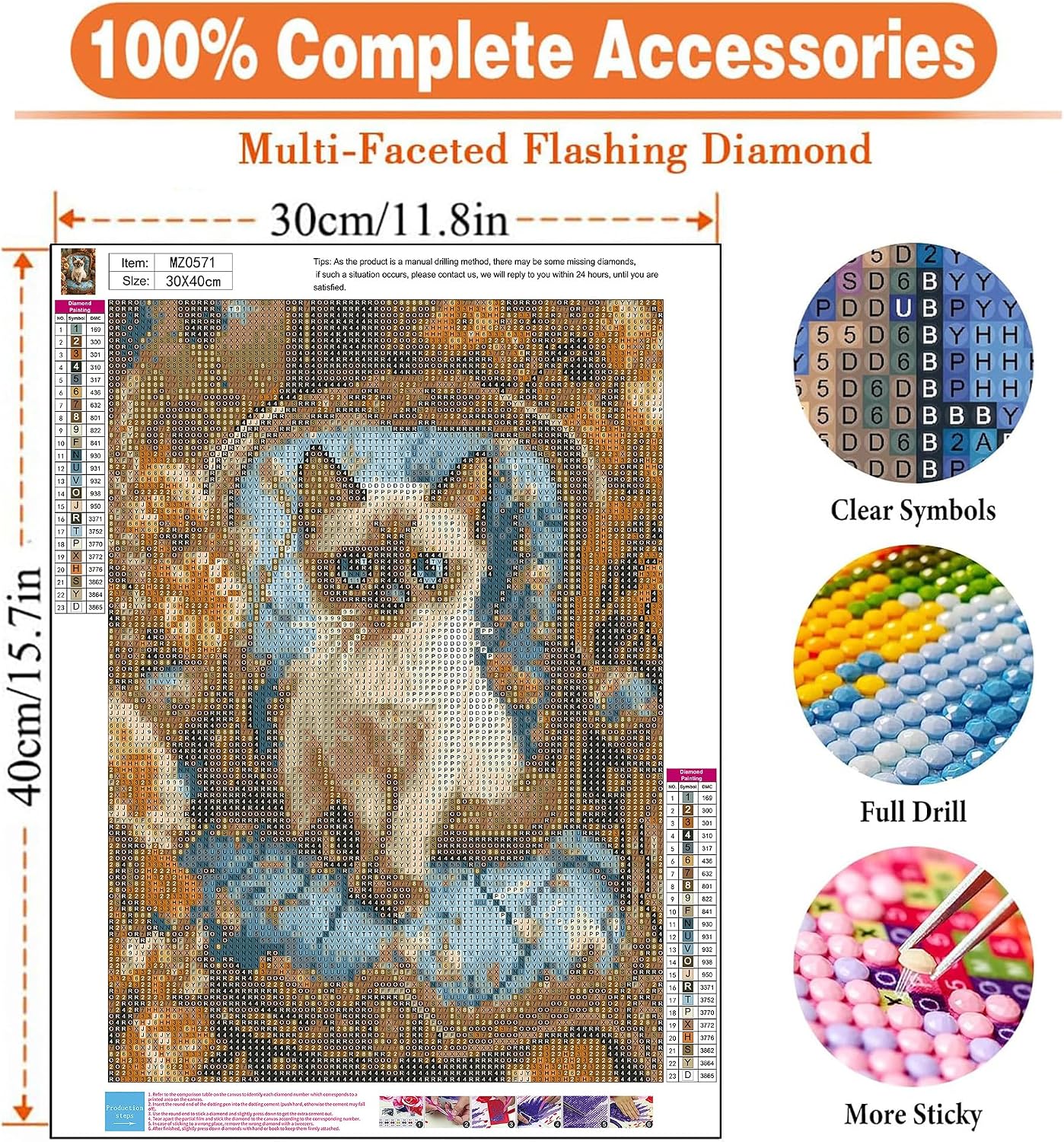 igoodom Cat Diamond Art Kits for Adults, DIY Wall Decor image 5