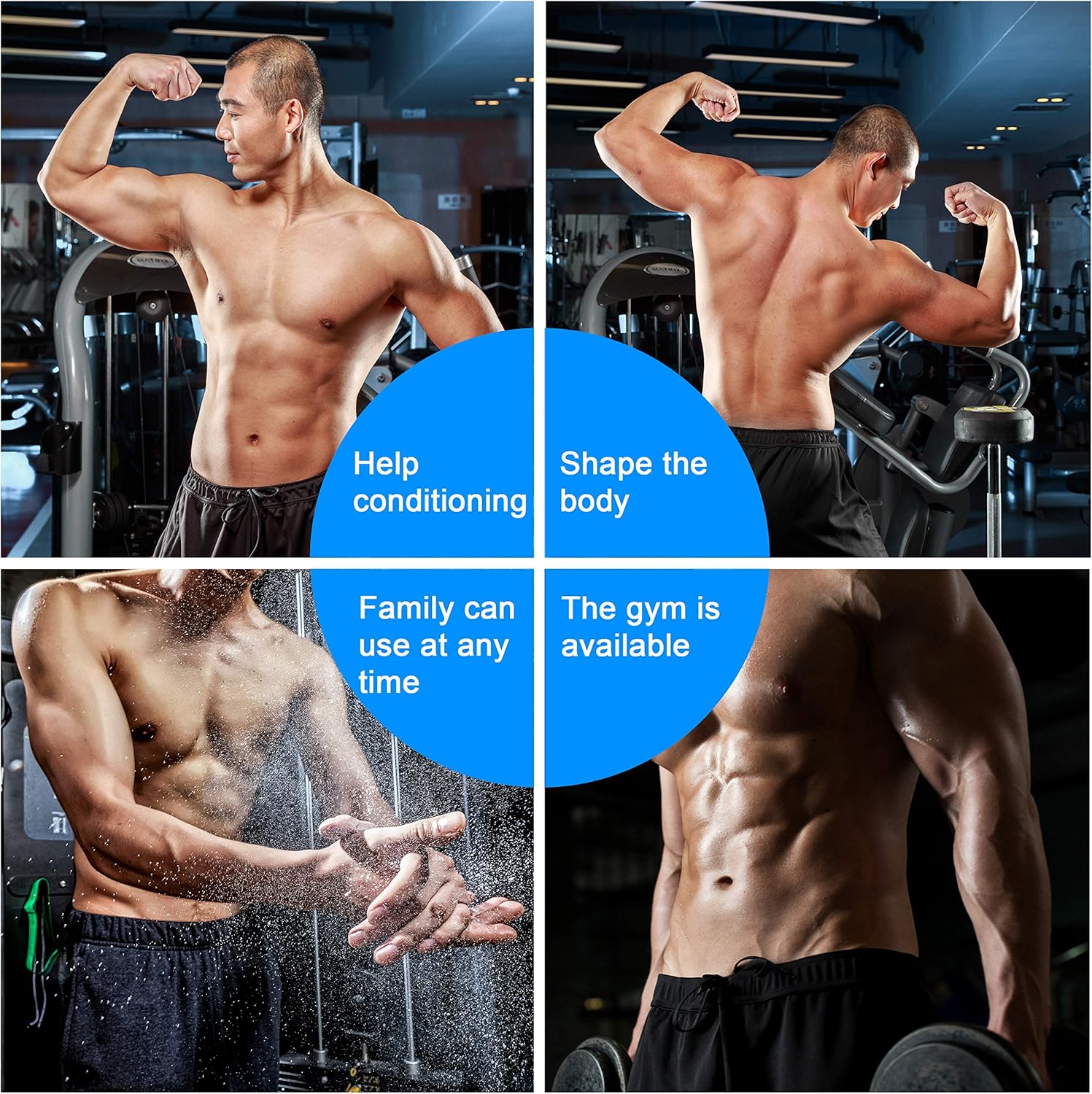 DNC Cable Machine Handle Attachments, Weight Lifting Workout Accessories (Buckle) : Sports & Outdoors