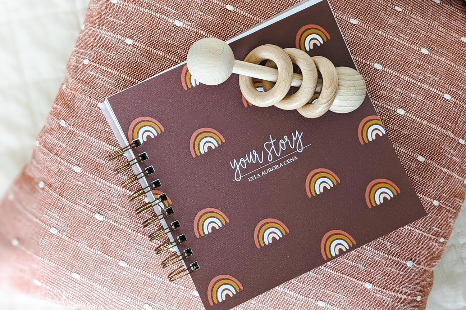 Neutral Rainbow Baby Memory Book - A Photo Journal and Album For Documenting Baby's First Year, Gender Neutral LGBTQ Friendly