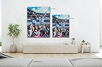 Vista 130 de SpiritualHands Póster de Lionel Messi, lienzo artístico de pared de Messi Argentina, carteles de fútbol de Leo Messi para dormitorio de niños