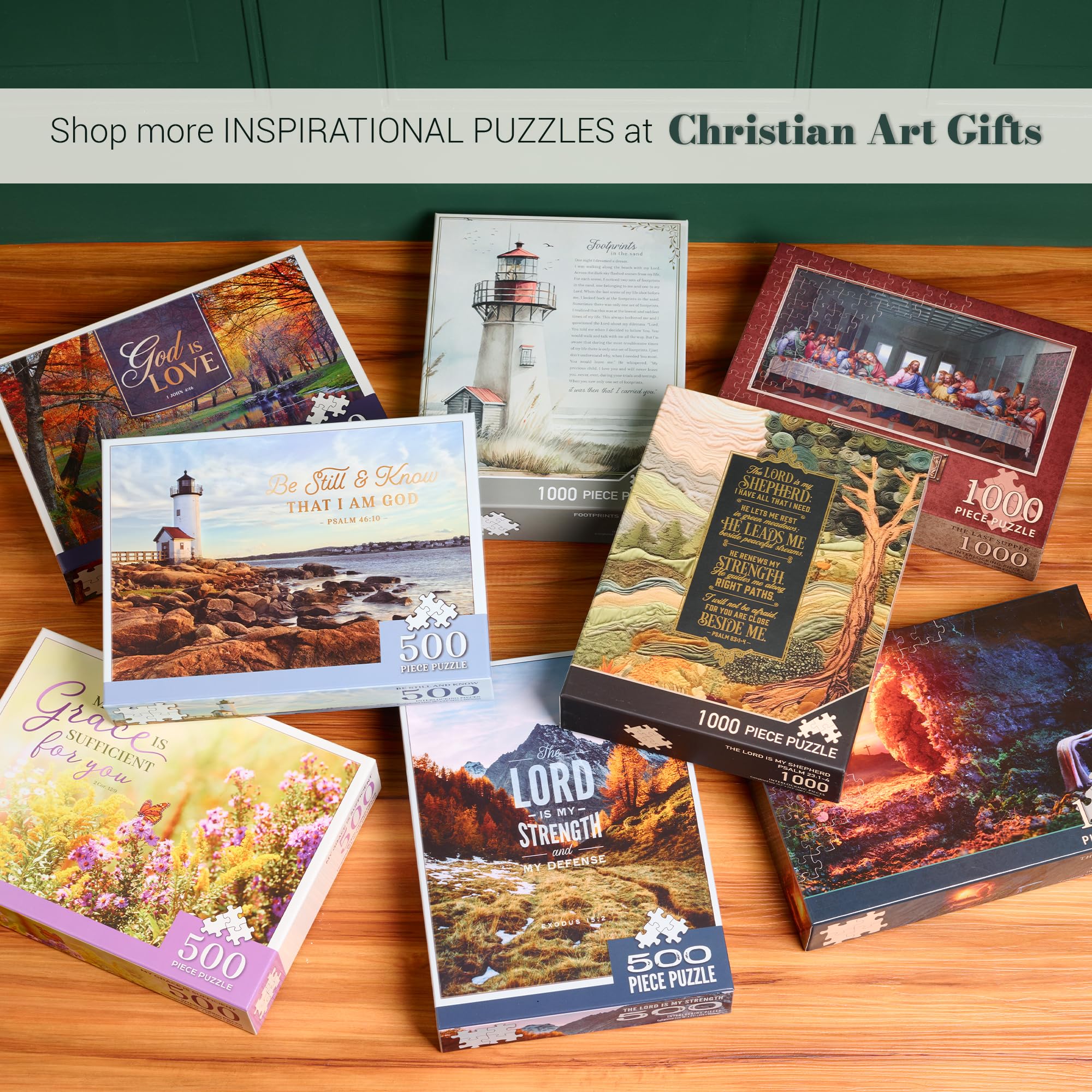 Amazon.com: Christian Art Gifts 1000 Piece Inspirational Scripture