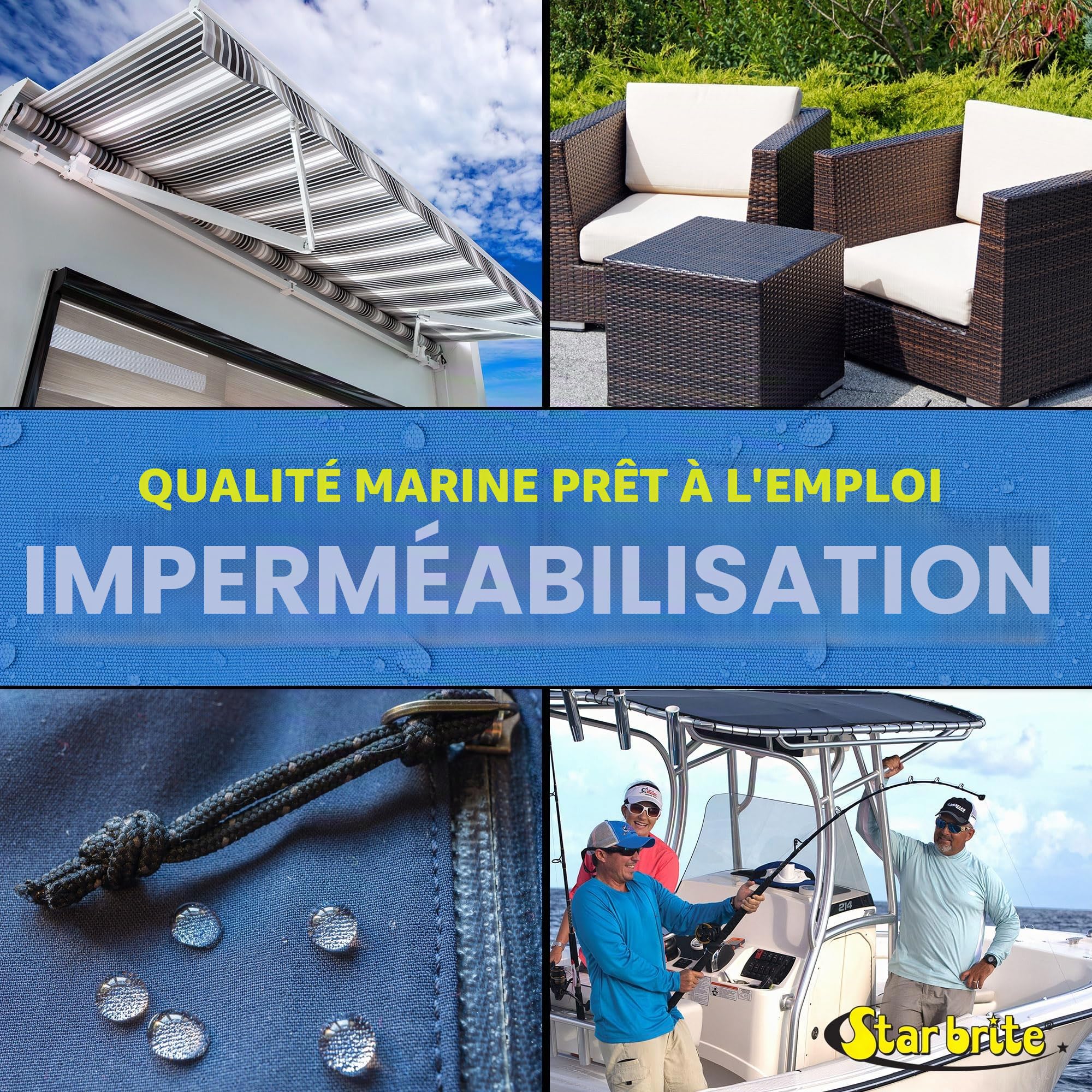 Star Brite Spray imperméabilisant, imperméabilisant + anti-taches + protection UV