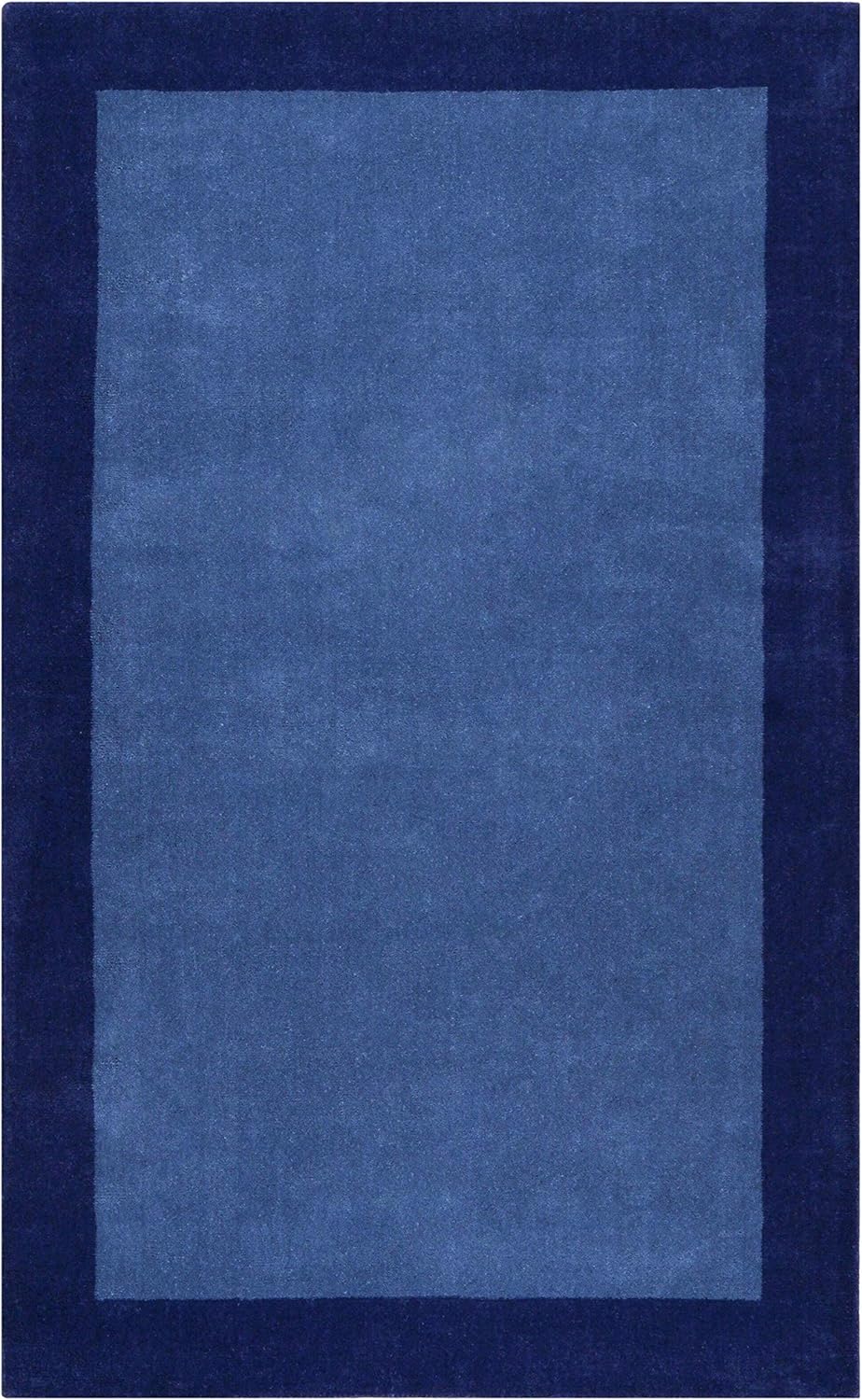 Amazon.com: Pulse Border Rug, 4-Feet by 6-Feet, Blue : Home & Kitchen