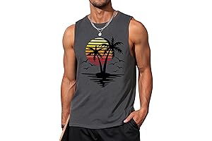 American Flag Tank Tops for Men: Patriotic Statement for 4th of July and Gym Wear