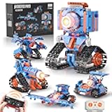 5in1 Robot Building Kits for Kids 6-12, APP & Remote Control STEM Robot Building Toys for Kids Science Learning, Technic Coding Tank Truck Stem Building Sets, Erector Set for Boys Girls Xmas Gifts