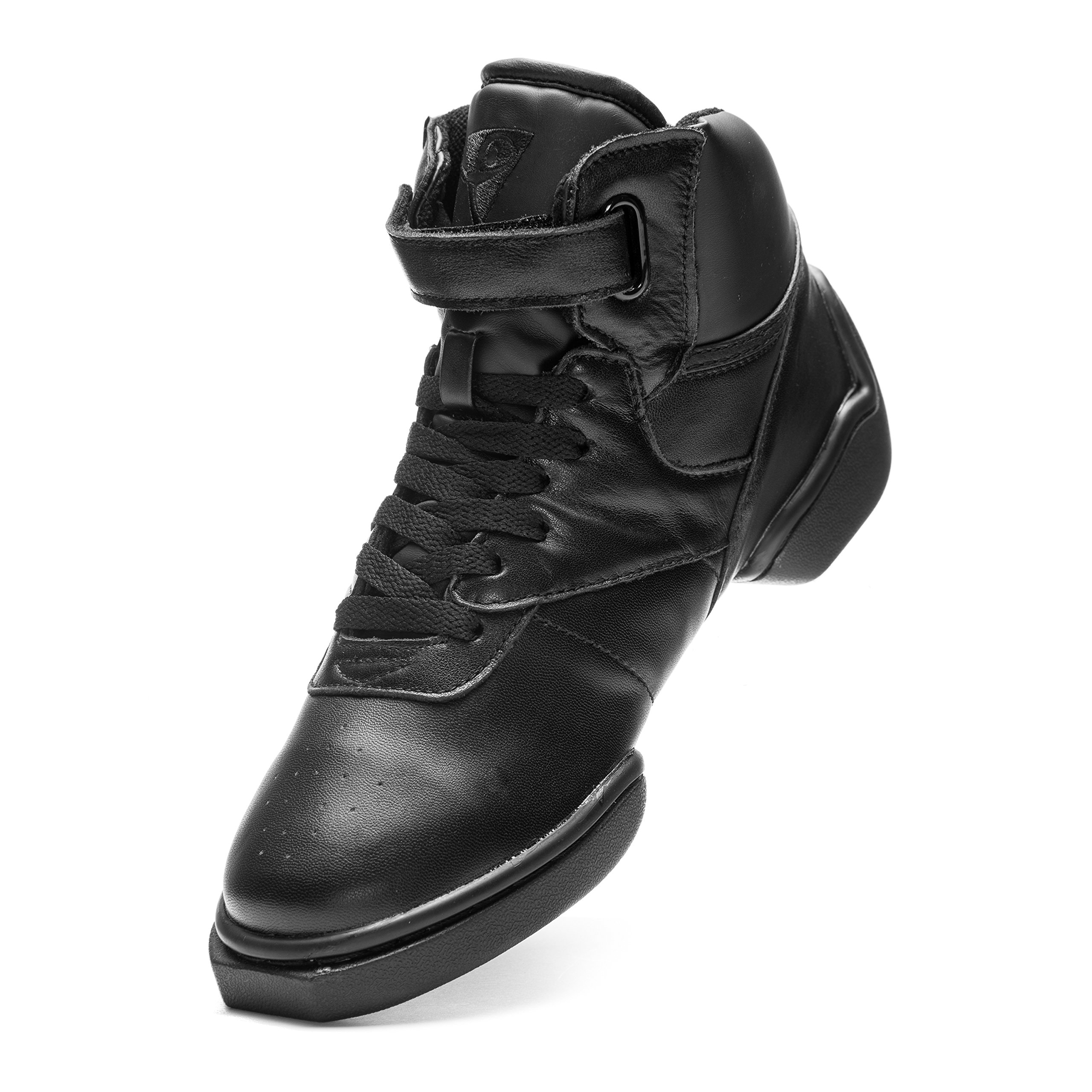 Rumpf 1500 Jazz Street Hip Hop Fitness Sport Tanz High Top Sneaker Farbe schwarz und weiß