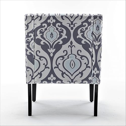 Miniatura 5 de Sillas decorativas de tela estampada para sala de estar, dormitorio, comedor y entrada, asientos decorativos con diseño elegante, brazos empotrados